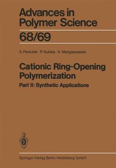 Cover of the book Cationic Ring-Opening Polymerization