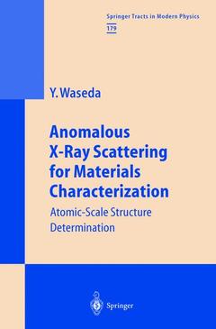 Cover of the book Anomalous X-Ray Scattering for Materials Characterization