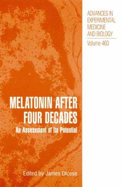 Couverture de l’ouvrage Melatonin after Four Decades