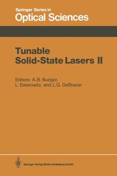 Couverture de l’ouvrage Tunable Solid-State Lasers II