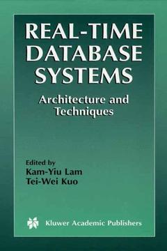 Couverture de l’ouvrage Real-Time Database Systems