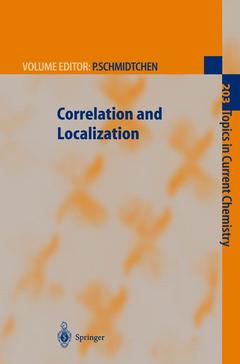 Couverture de l’ouvrage Correlation and Localization