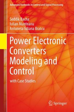 Couverture de l’ouvrage Power Electronic Converters Modeling and Control