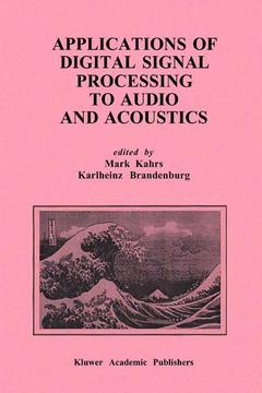Couverture de l’ouvrage Applications of Digital Signal Processing to Audio and Acoustics