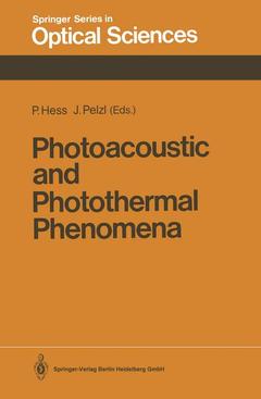 Couverture de l’ouvrage Photoacoustic and Photothermal Phenomena