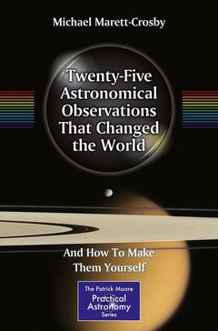 Couverture de l’ouvrage Twenty-Five Astronomical Observations That Changed the World