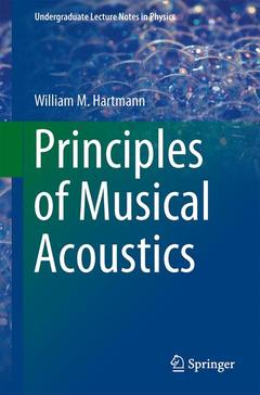 Couverture de l’ouvrage Principles of Musical Acoustics
