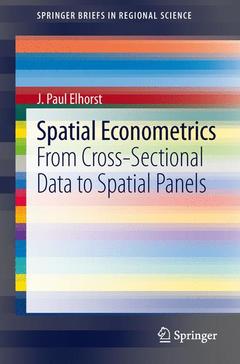 Couverture de l’ouvrage Spatial Econometrics