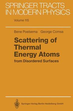 Cover of the book Scattering of Thermal Energy Atoms