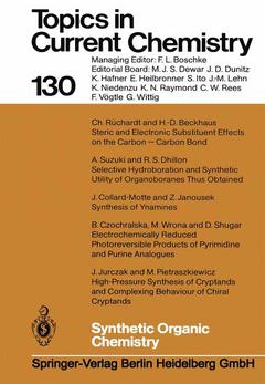 Couverture de l’ouvrage Synthetic Organic Chemistry