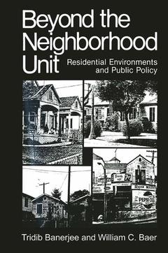 Cover of the book Beyond the Neighborhood Unit