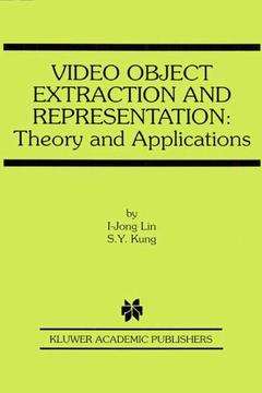 Couverture de l’ouvrage Video Object Extraction and Representation