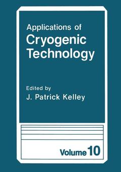 Couverture de l’ouvrage Applications of Cryogenic Technology
