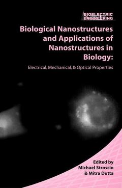 Couverture de l’ouvrage Biological Nanostructures and Applications of Nanostructures in Biology