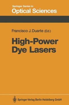Couverture de l’ouvrage High-Power Dye Lasers