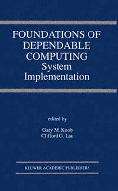Couverture de l’ouvrage Foundations of Dependable Computing