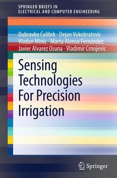 Couverture de l’ouvrage Sensing Technologies For Precision Irrigation