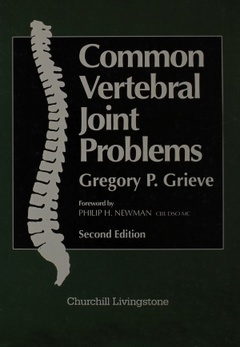 Couverture de l’ouvrage Common Vertebral Joint Problems