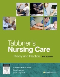 Couverture de l’ouvrage Tabbner's Nursing Care 