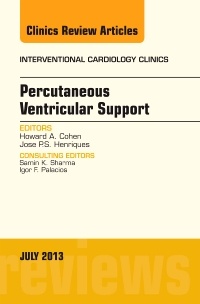 Couverture de l’ouvrage Percutaneous Ventricular Support, An issue of Interventional Cardiology Clinics
