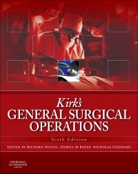 Couverture de l’ouvrage Kirk's General Surgical Operations