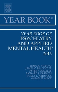 Couverture de l’ouvrage Year Book of Psychiatry and Applied Mental Health 2013