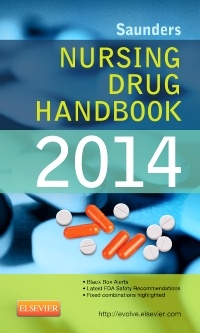 Couverture de l’ouvrage Saunders Nursing Drug Handbook 2014