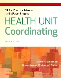 Couverture de l’ouvrage Skills Practice Manual for LaFleur Brooks' Health Unit Coordinating