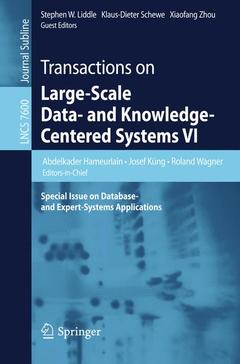 Couverture de l’ouvrage Transactions on Large-Scale Data- and Knowledge-Centered Systems VI