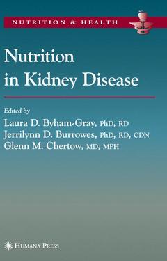 Couverture de l’ouvrage Nutrition in Kidney Disease