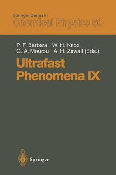 Couverture de l’ouvrage Ultrafast Phenomena IX