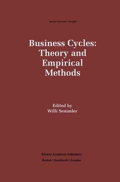 Couverture de l’ouvrage Business Cycles: Theory and Empirical Methods