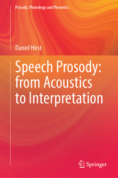 Couverture de l’ouvrage Speech Prosody: From Acoustics to Interpretation