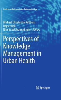 Couverture de l’ouvrage Perspectives of Knowledge Management in Urban Health