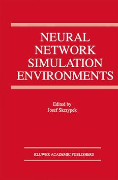 Couverture de l’ouvrage Neural Network Simulation Environments