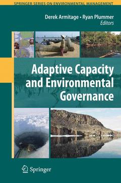 Couverture de l’ouvrage Adaptive Capacity and Environmental Governance