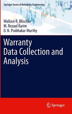 Couverture de l’ouvrage Warranty Data Collection and Analysis