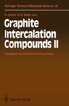 Couverture de l’ouvrage Graphite Intercalation Compounds II