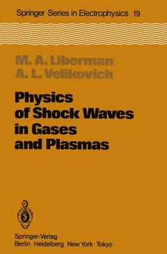 Couverture de l’ouvrage Physics of Shock Waves in Gases and Plasmas
