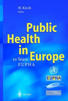 Couverture de l’ouvrage Public Health in Europe