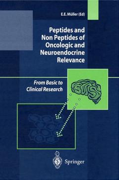 Couverture de l’ouvrage Peptides and Non Peptides of Oncologic and Neuroendocrine Relevance