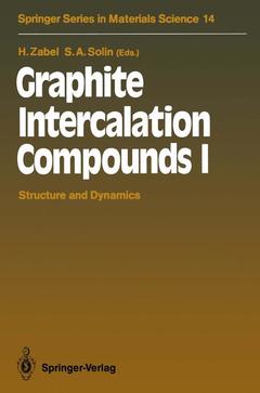 Couverture de l’ouvrage Graphite Intercalation Compounds I