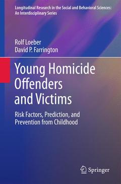 Couverture de l’ouvrage Young Homicide Offenders and Victims