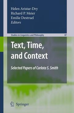 Couverture de l’ouvrage Text, Time, and Context