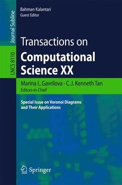 Couverture de l’ouvrage Transactions on Computational Science XX