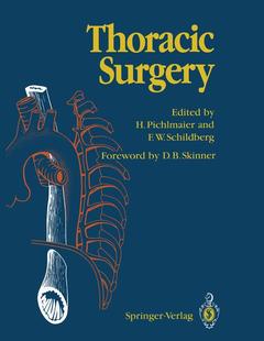 Couverture de l’ouvrage Thoracic Surgery