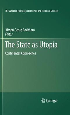 Couverture de l’ouvrage The State as Utopia
