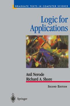 Couverture de l’ouvrage Logic for Applications