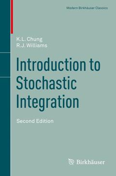 Couverture de l’ouvrage Introduction to Stochastic Integration