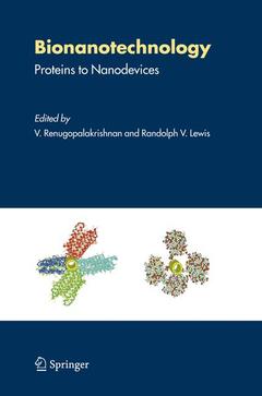 Couverture de l’ouvrage Bionanotechnology